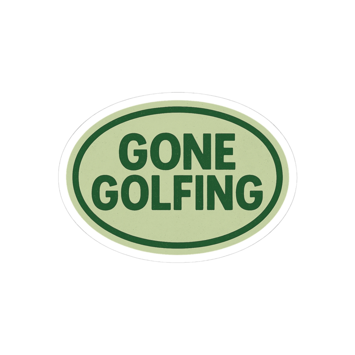 Gone Golfing Funny Golf Humorous Sticker - Official stickers merchandise