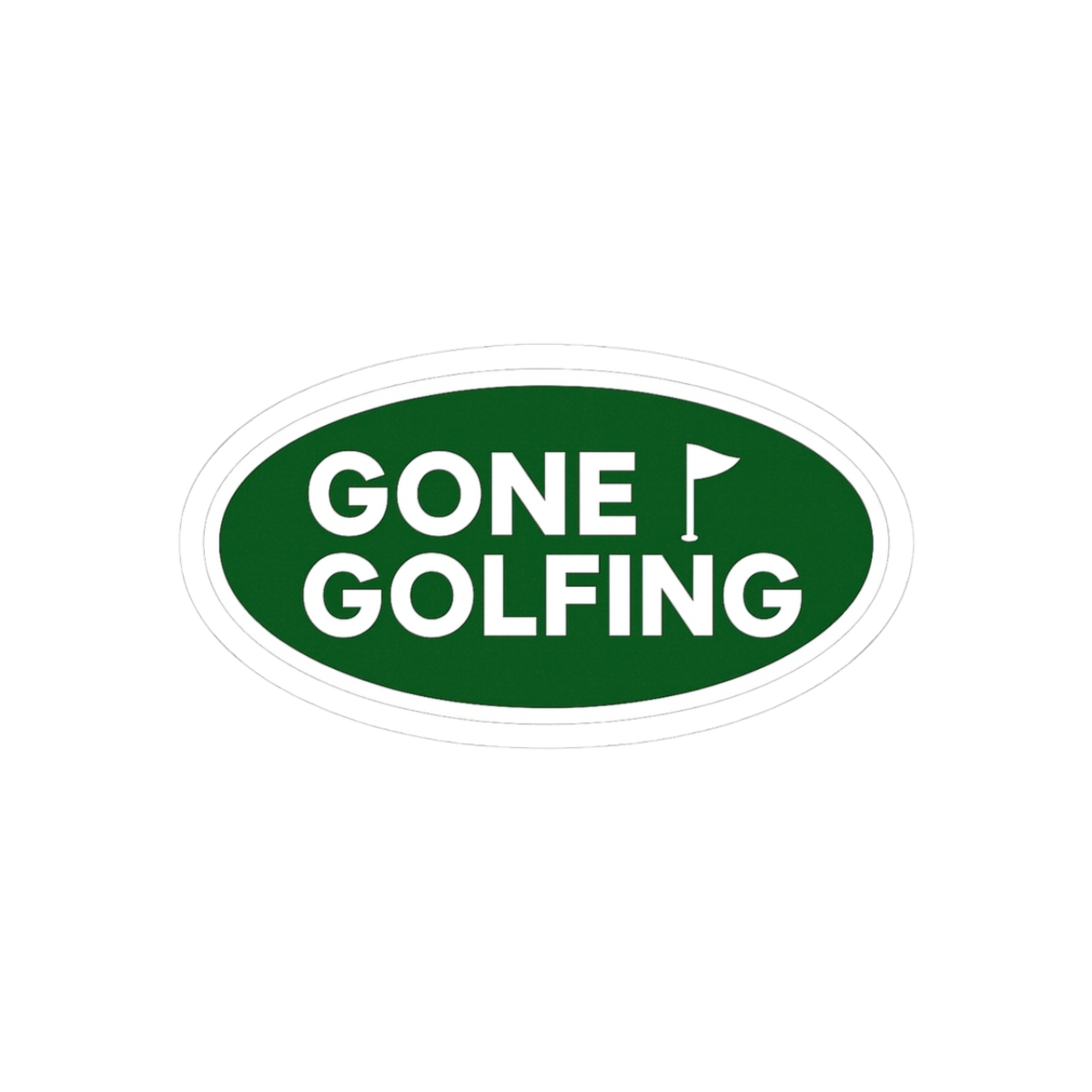 Gone Golfing Funny Golf Sticker - Official stickers merchandise