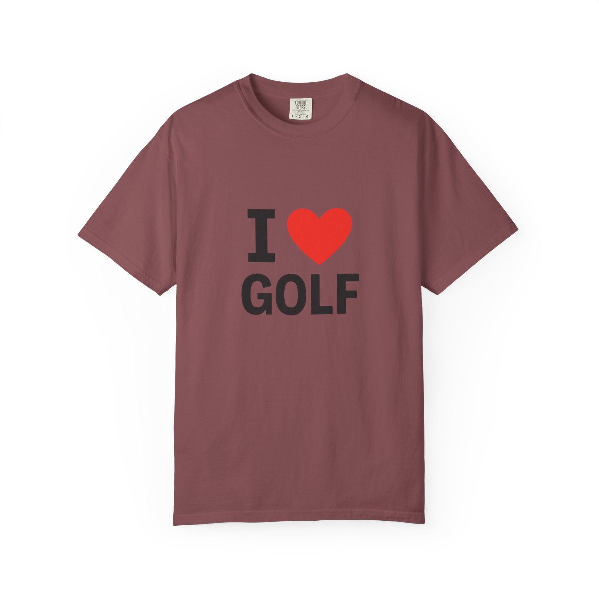 Classic I Love Golf T-Shirt for Passionate Golf Lovers - alternate angle 2, merchandise