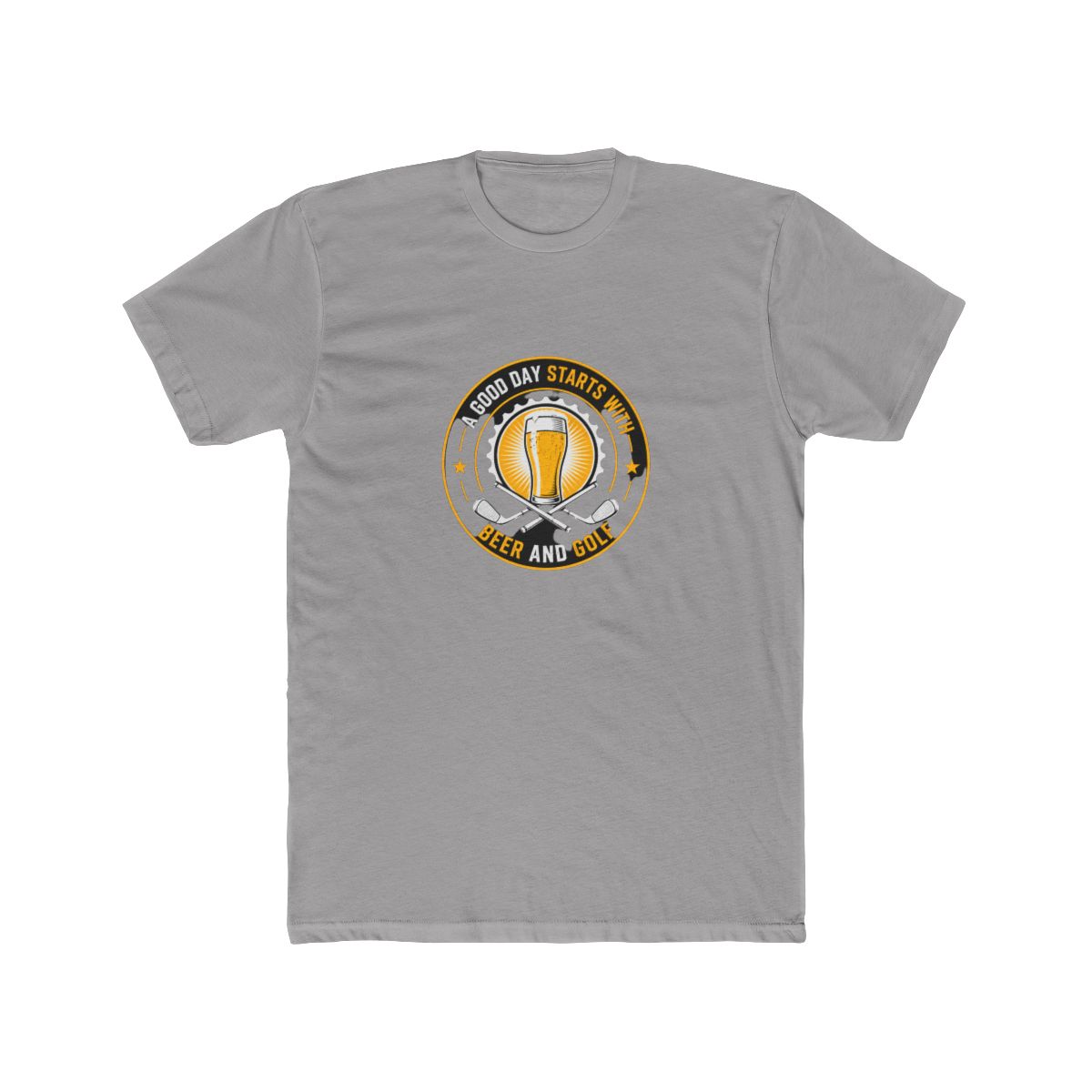 Good Day Starts with Beer and Golf T Shirt - Official t-shirts merchandise