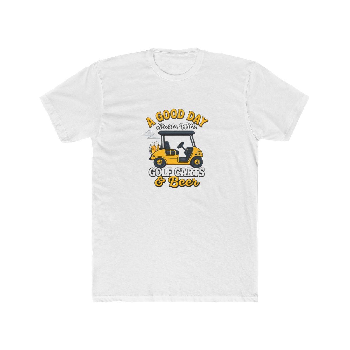 A Good Day Starts With Golf Carts & Beer Golfer T Shirt - Official t-shirts merchandise