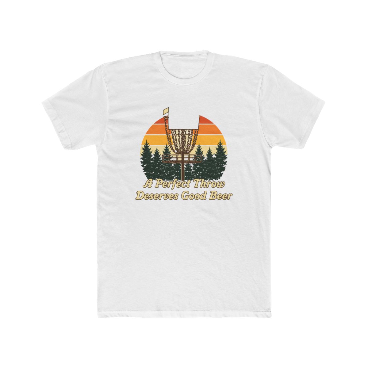 Perfect Throw Deserves Good Beer Disc Golf T Shirt - Official t-shirts merchandise