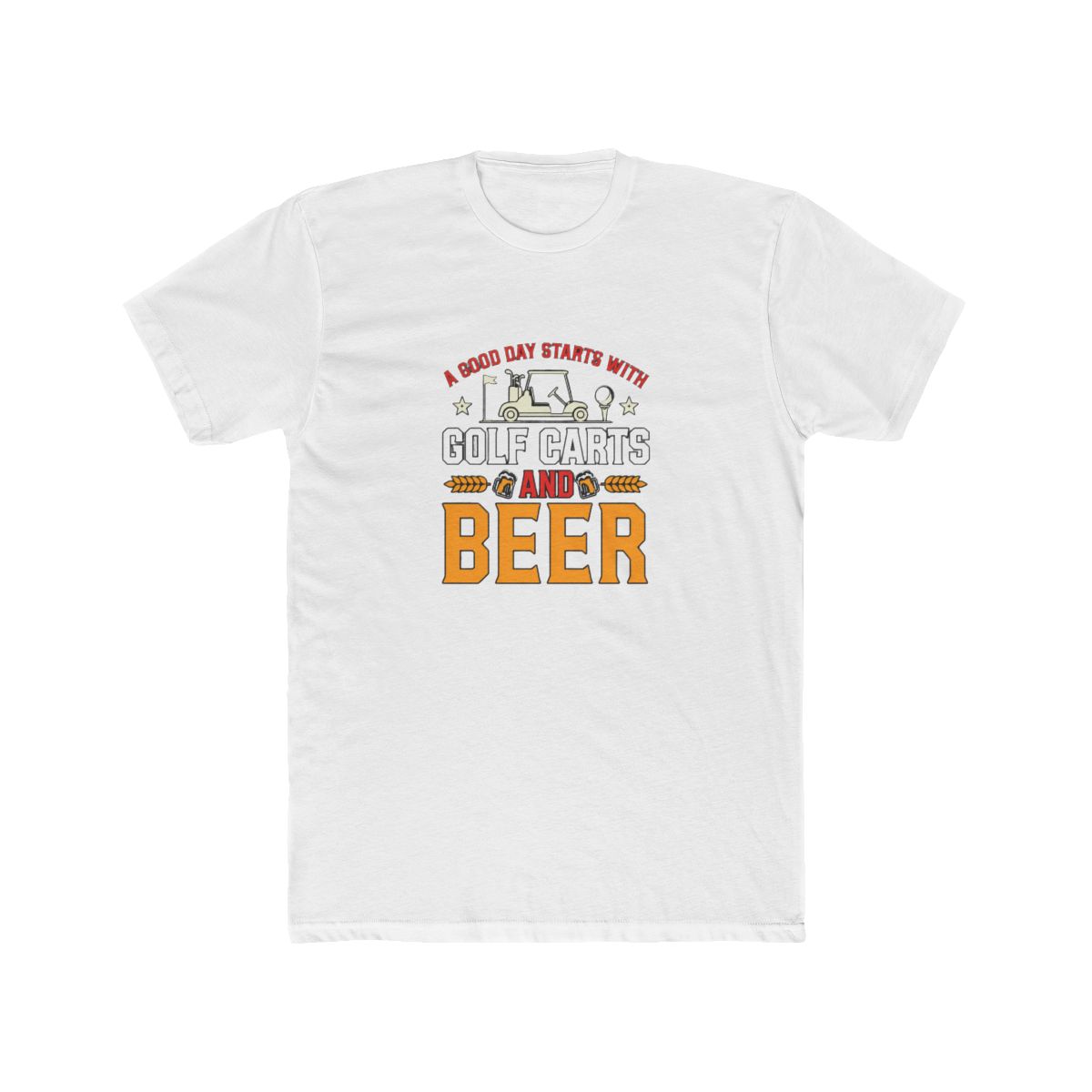 Golf Carts and Beer Good Day Funny T Shirt - Golfer Gift - Official t-shirts merchandise
