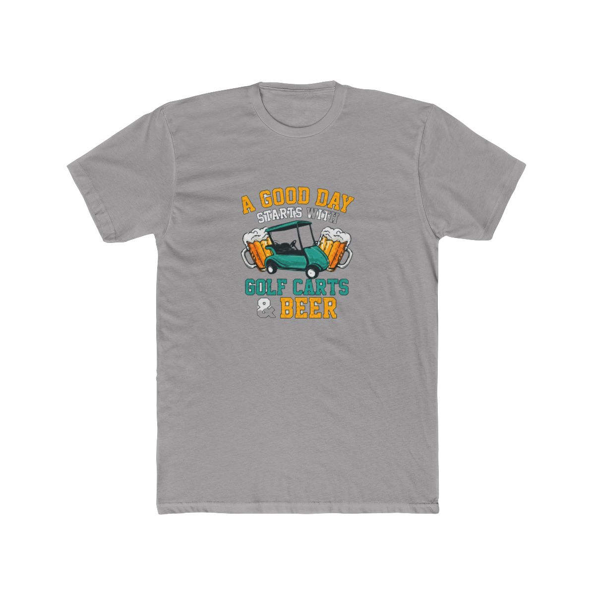 Golf Carts & Beer Good Day Starts Funny T Shirt - Golfer Gift - Official t-shirts merchandise