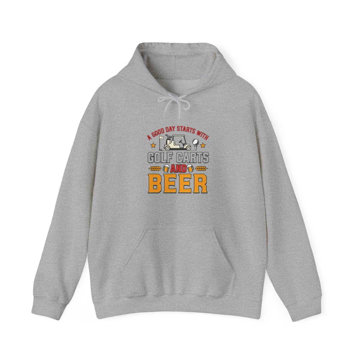 Golf Carts and Beer Good Day Hoodie - Official hoodies merchandise