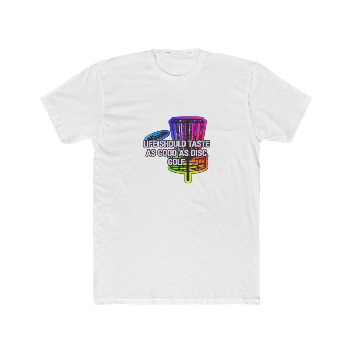 Disc Golf 'Life Tastes Good' Positive Quote T Shirt - Uplifting Fan Gift - Official t-shirts merchandise