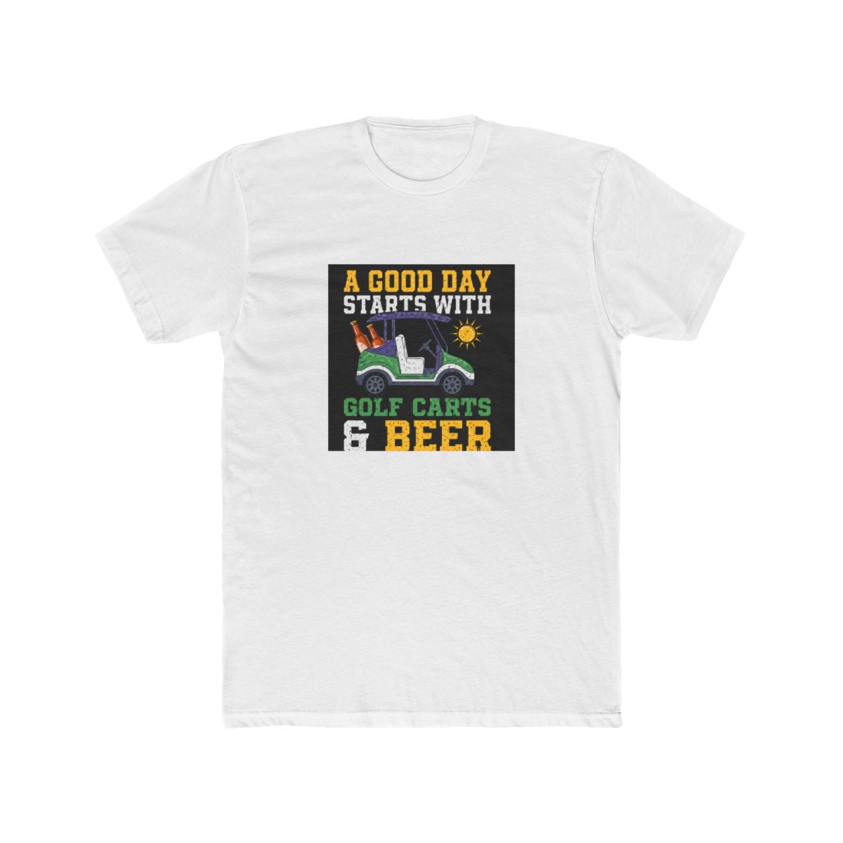 A Good Day Starts With Golf Carts & Beer Golfer Ho - Official Creator merchandise