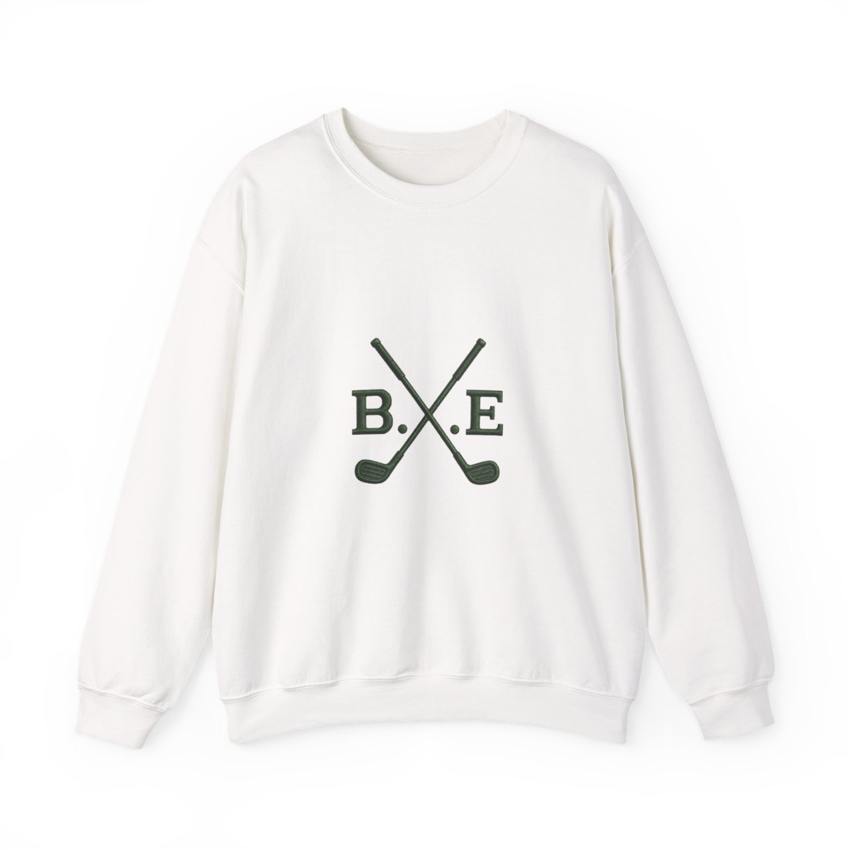 Crossed Golf Clubs "B.E." Quarter-Zip Crewneck - Official sweatshirts merchandise
