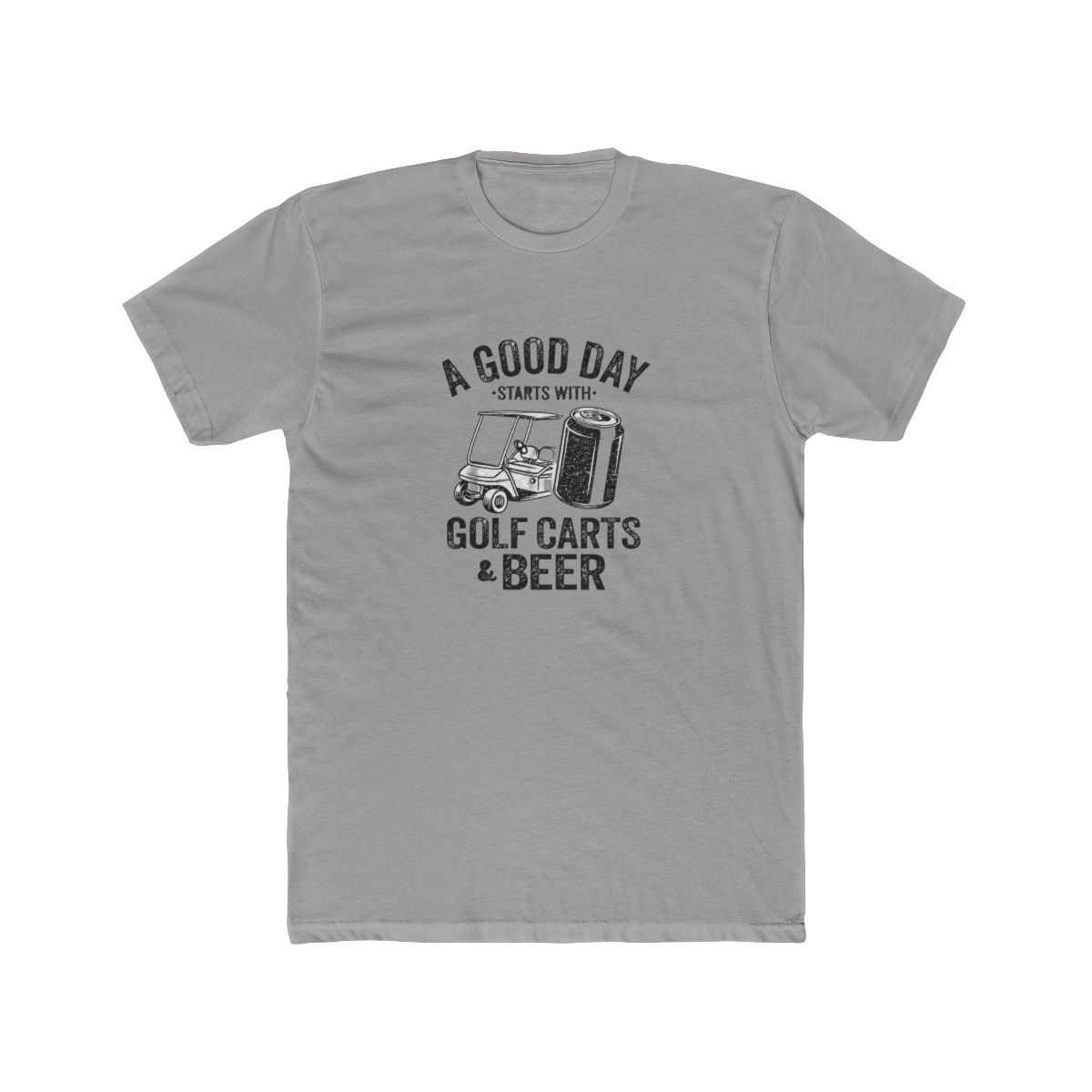 A Good Day Starts With Golf Carts And Beer Funny Golfing T Shirt - Official t-shirts merchandise
