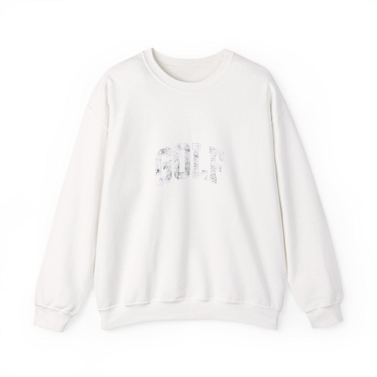 A green with the word "GOLF" printed in white distressed lettering Crewneck - Official sweatshirts merchandise